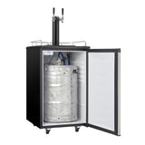 Danby 5.4 cu. ft. Dual-Tap Keg Cooler in Stainless Steel