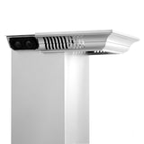 ZLINE Wall Mount Range Hood in Stainless Steel with Built-in ZLINE CrownSound Bluetooth Speakers (KF1CRN-BT)