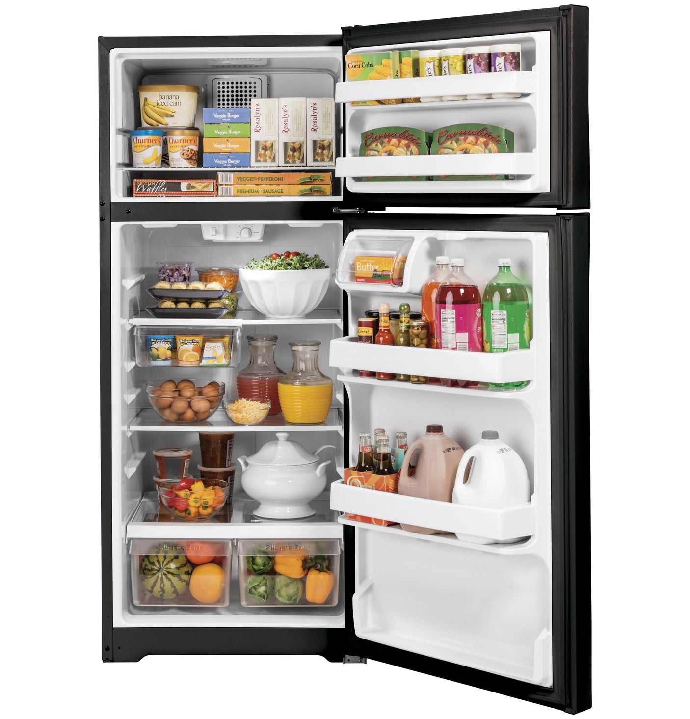 GE® ENERGY STAR® 16.6 Cu. Ft. Top-Freezer Refrigerator