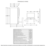 GE® ENERGY STAR® 23.1 Cu. Ft. Counter-Depth French-Door Refrigerator