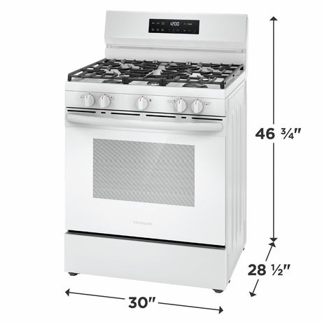 Frigidaire 30" Gas Range with Quick Boil