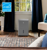 GE® ENERGY STAR® 50 Pint Portable Dehumidifier with Built-in Pump and Smart Dry for Wet Spaces