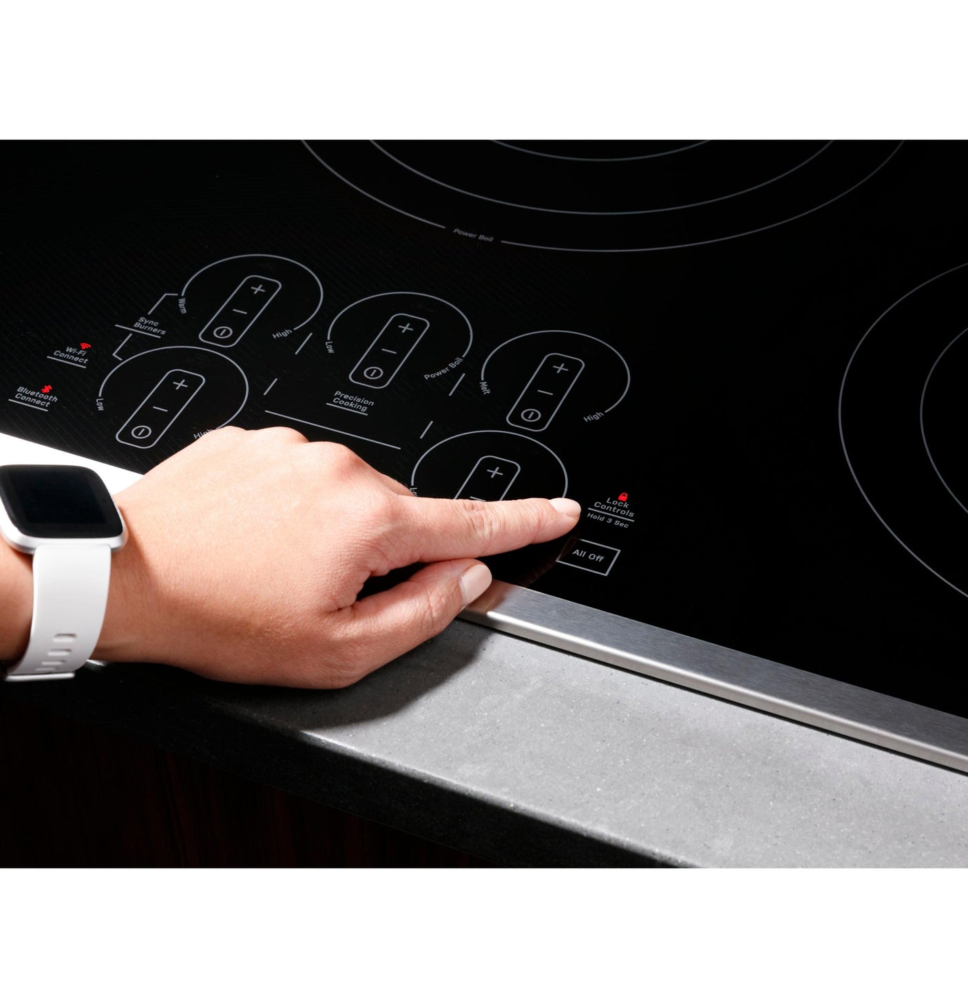 GE Profile™ 30" Built-In Touch Control Electric Cooktop