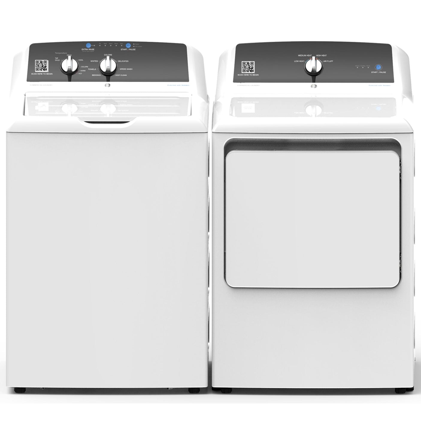 GE® 4.2 cu. ft. Capacity Commercial Washer with Stainless Steel Basket, Built-In App Payment System SITE WIFI REQUIRED