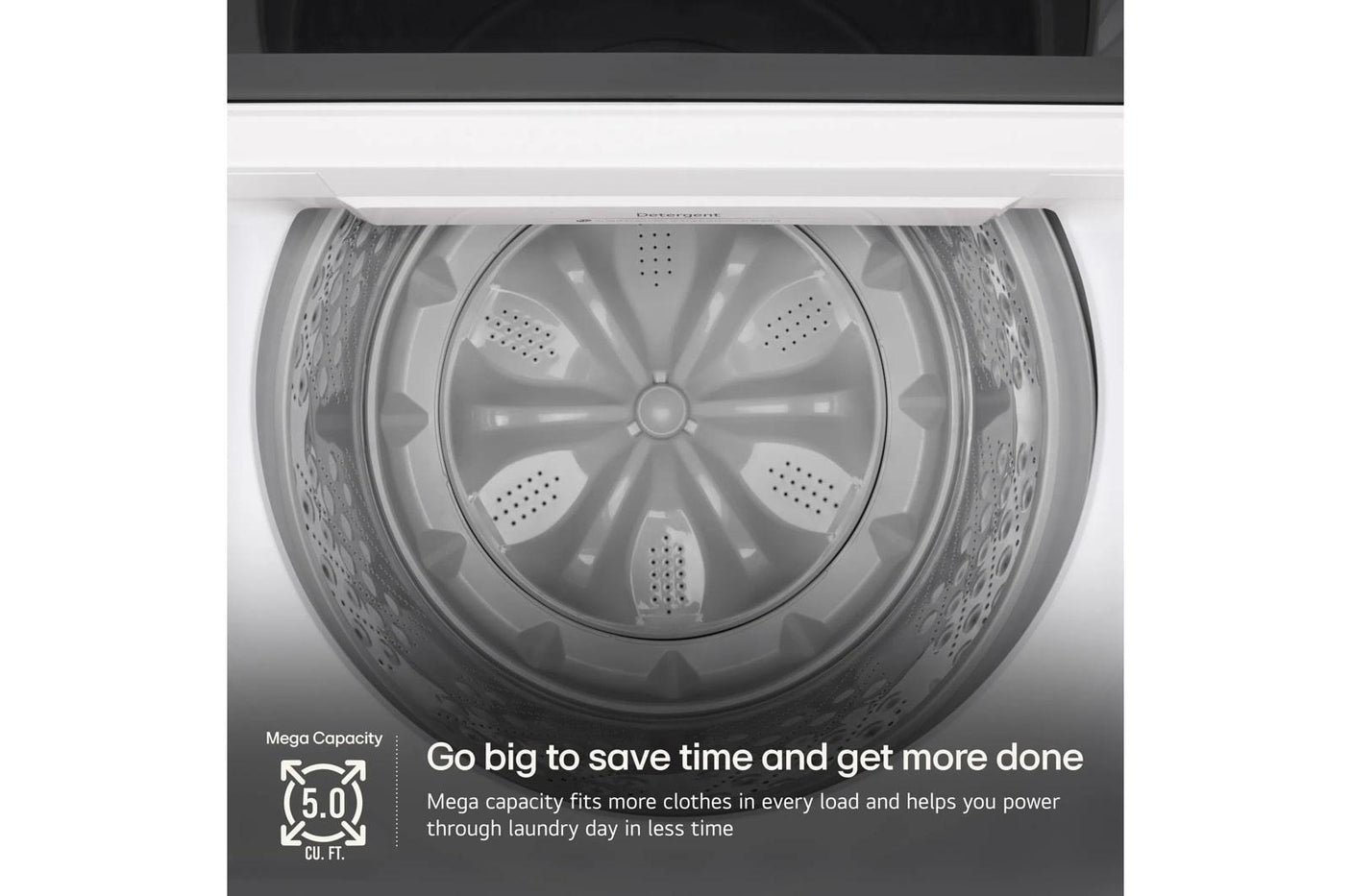 5.0 cu. ft. Mega Capacity Smart Top Load Washer with EasyUnload™ & AI Sensing