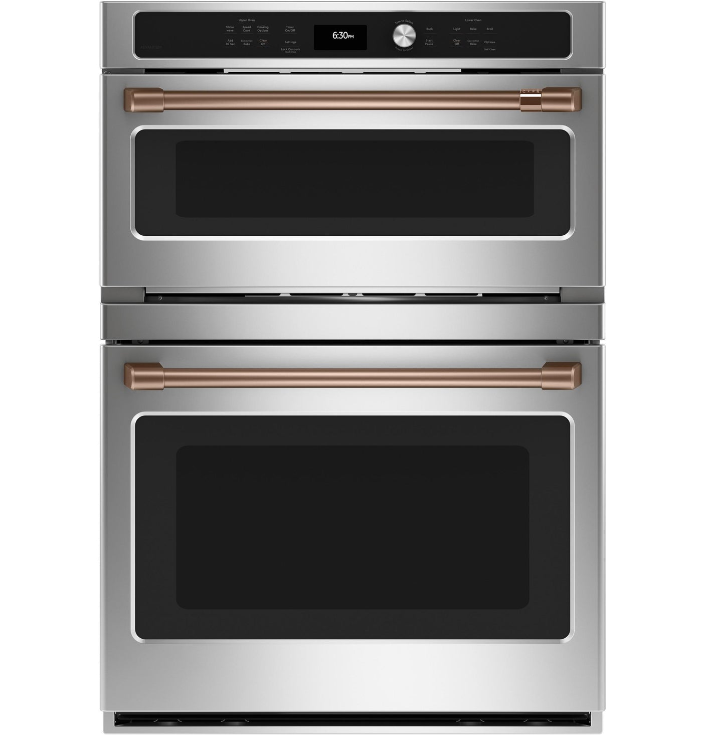 Café™ 2 - 30" Double Wall Oven Handles - Brushed Copper