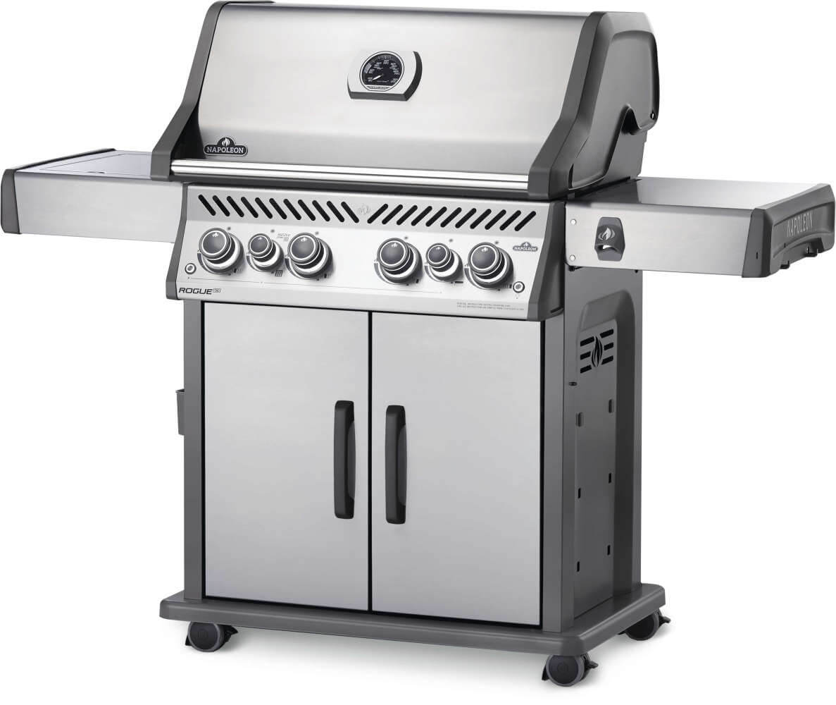 Rogue SE 525 RSIB with Infrared Side and Rear Burner , Propane, Stainless Steel