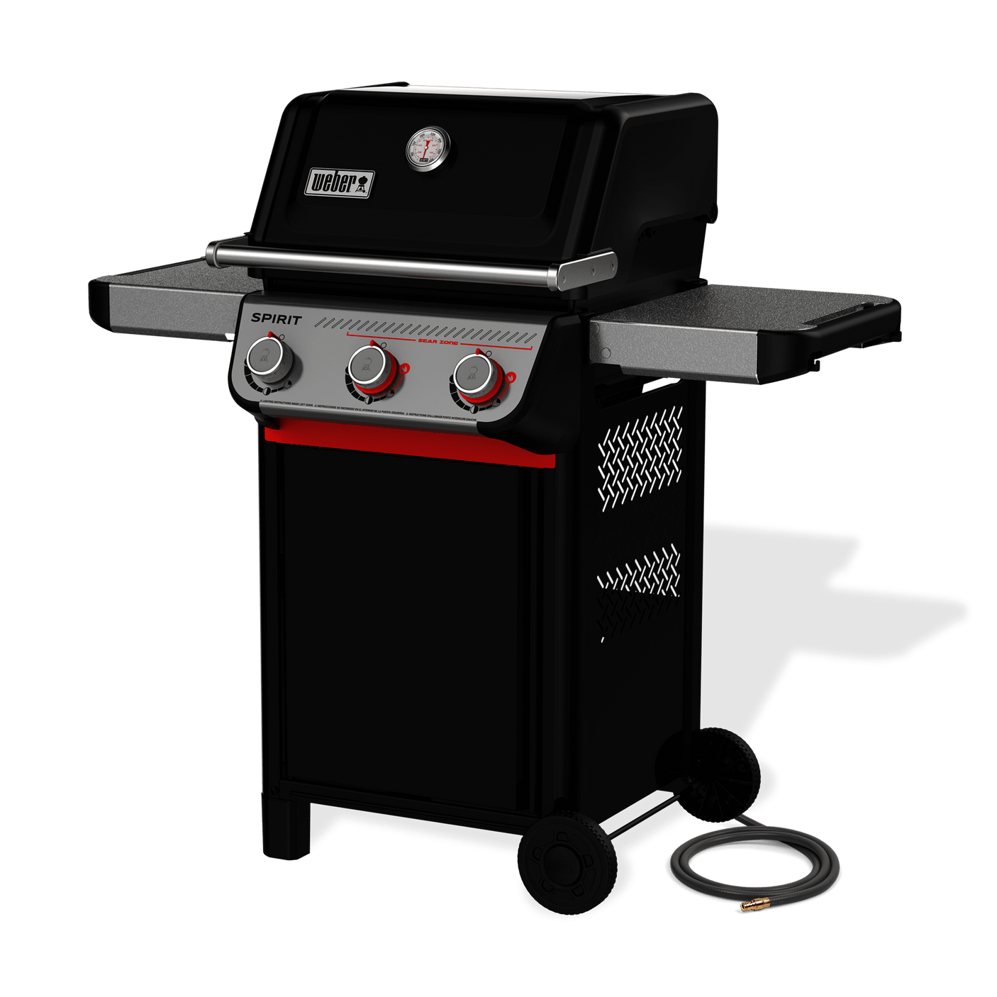 Spirit® E-325 Gas Grill (Natural Gas) - Black