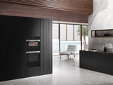 H 7840 BM AM - 24" compact speed oven in a perfectly combinable design with automatic programs and roast probe.