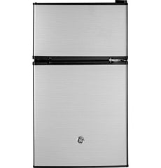 GE® ENERGY STAR® Double-Door Compact Refrigerator