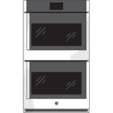 GE Profile™ 30" Smart Built-In Convection Double Wall Oven with Right-Hand Side-Swing Doors