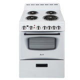 Avanti 24" Electric Range Oven with Framed Glass Door - Stainless Steel / 2.6 cu. ft.