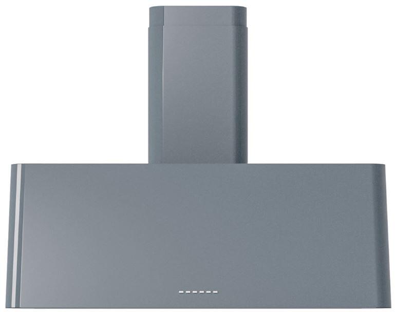 Nostalgie 36 Inch Blue Grey Wall Mount Convertible Range Hood