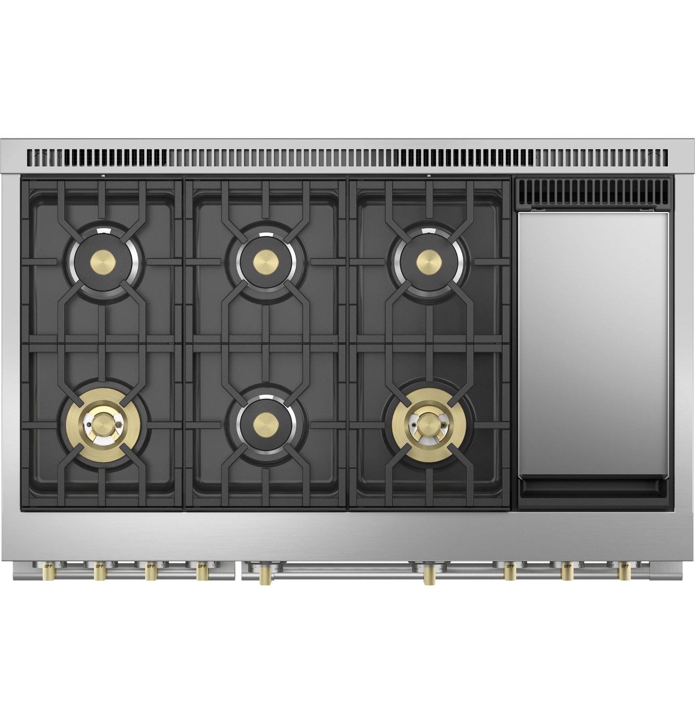 Monogram 48" Dual-Fuel Professional Range with 6 Burners and Griddle