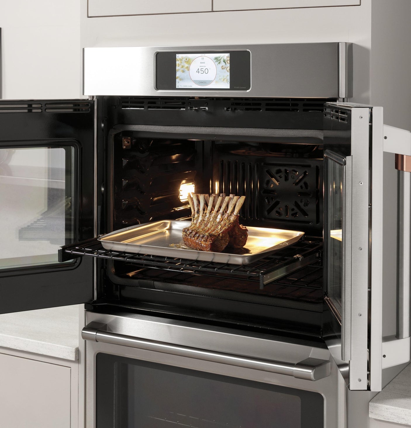 Café™ Professional Series 30" Smart Built-In Convection French-Door Single Wall Oven