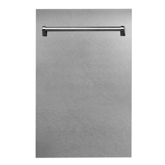 ZLINE 18 in. Dishwasher Panel with Traditional Handle (DP-18) [Color: DuraSnow Stainless Steel]