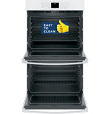 GE® 30" Smart Built-In Self-Clean Double Wall Oven with Never-Scrub Racks