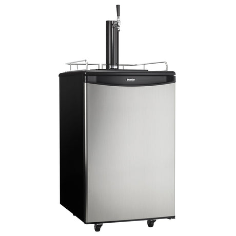 Danby 5.4 cu. ft. Single Tap Keg Cooler in Stainless Steel