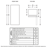 Hotpoint® 13 Cu. Ft. Frost-Free Upright Freezer