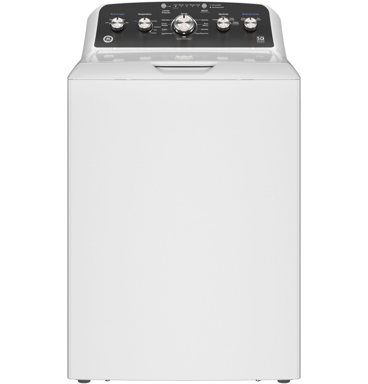 GE® 4.5 cu. ft. Capacity Washer with Spanish Panel and Wash Modes Soak and Power