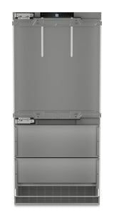 Combined refrigerator-freezer with NoFrost for integrated use