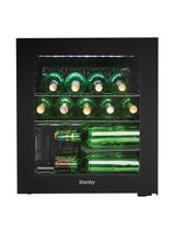 Danby 16 Bottle Free-Standing Wine Cooler in Black