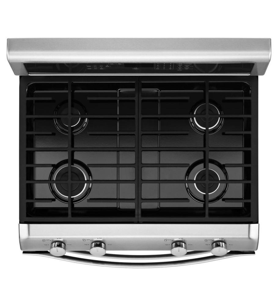 6.0 Total cu. ft. Double Oven Gas Range with AccuBake® system