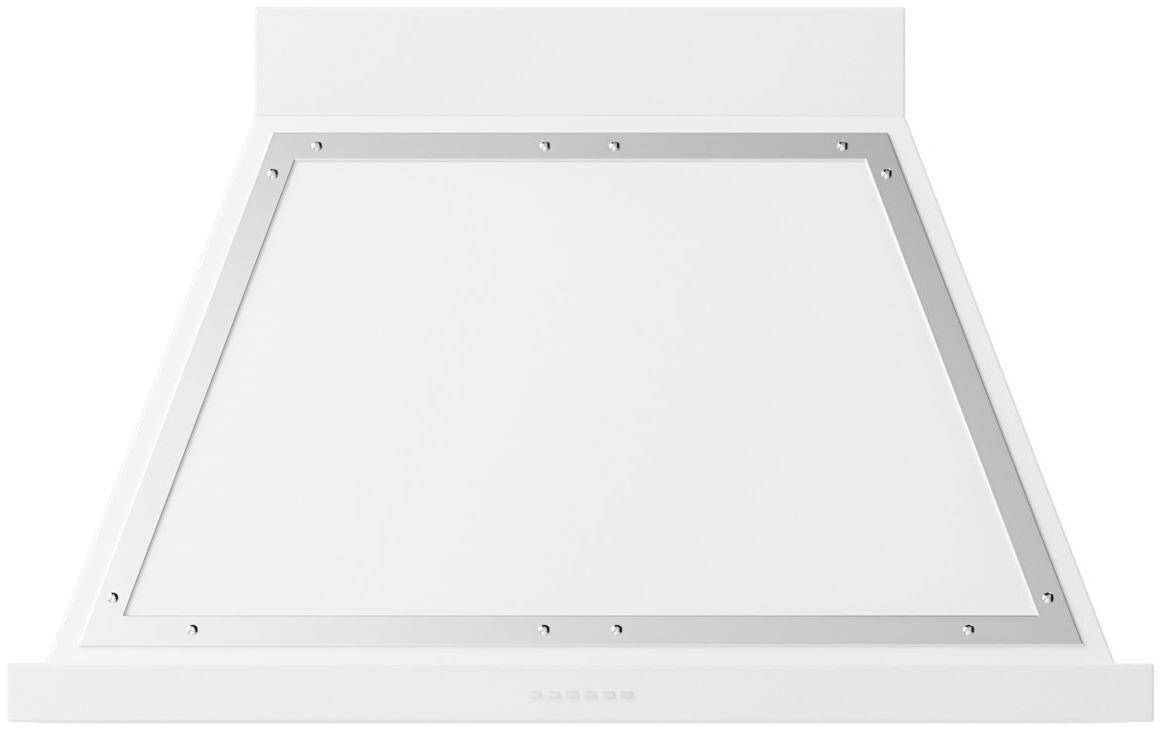 Nostalgie 40 Inch White Wall Mount Convertible Range Hood