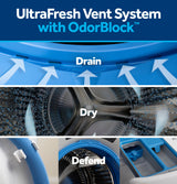 GE® ENERGY STAR® 5.0 cu. ft. Capacity Smart Front Load Steam Washer with SmartDispense™ UltraFresh Vent System with OdorBlock™ and Sanitize + Allergen