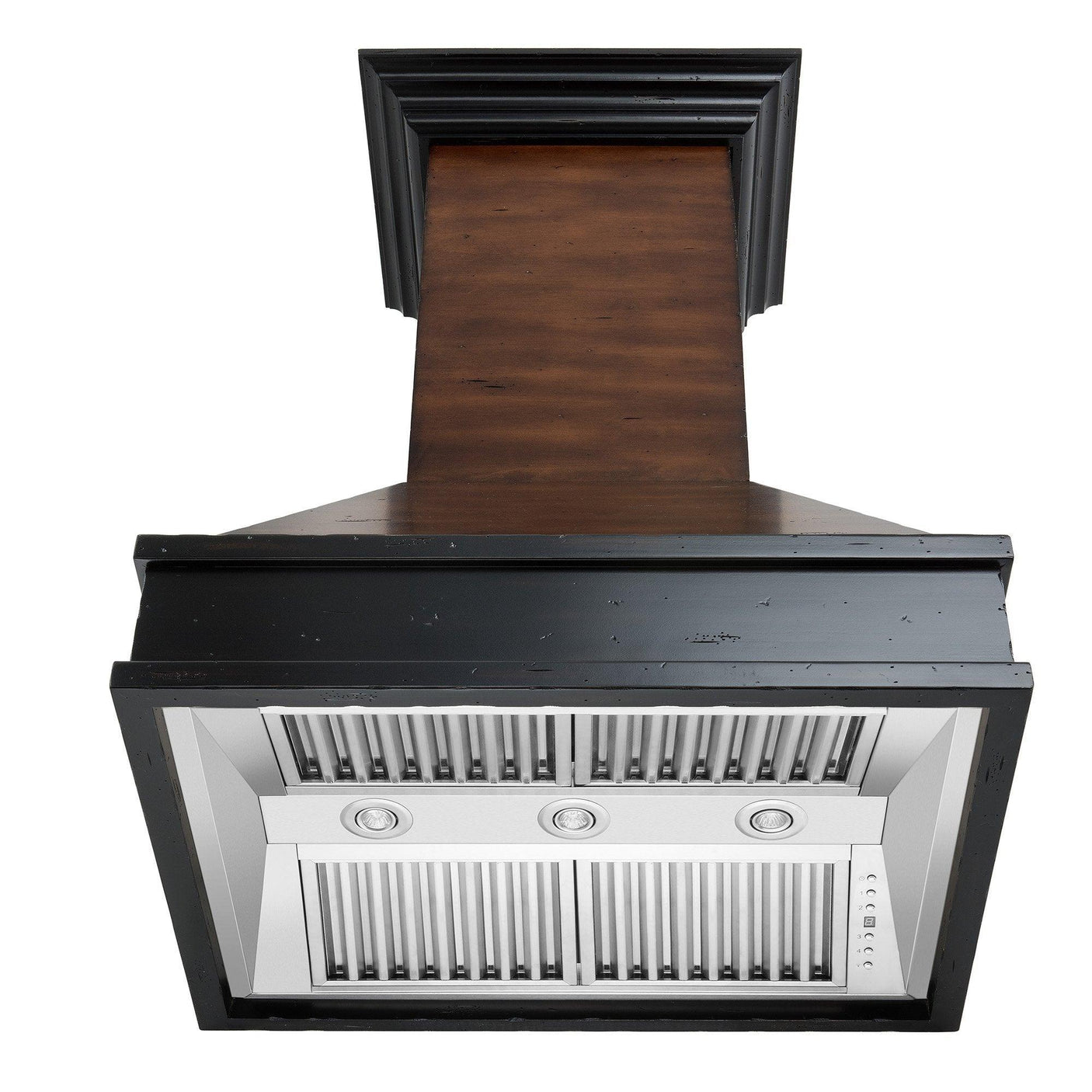 ZLINE Designer Wooden Wall Mount Range Hood in Antigua and Hamilton - Includes Remote Motor 400/700CFM Options (329AH-RD/RS)