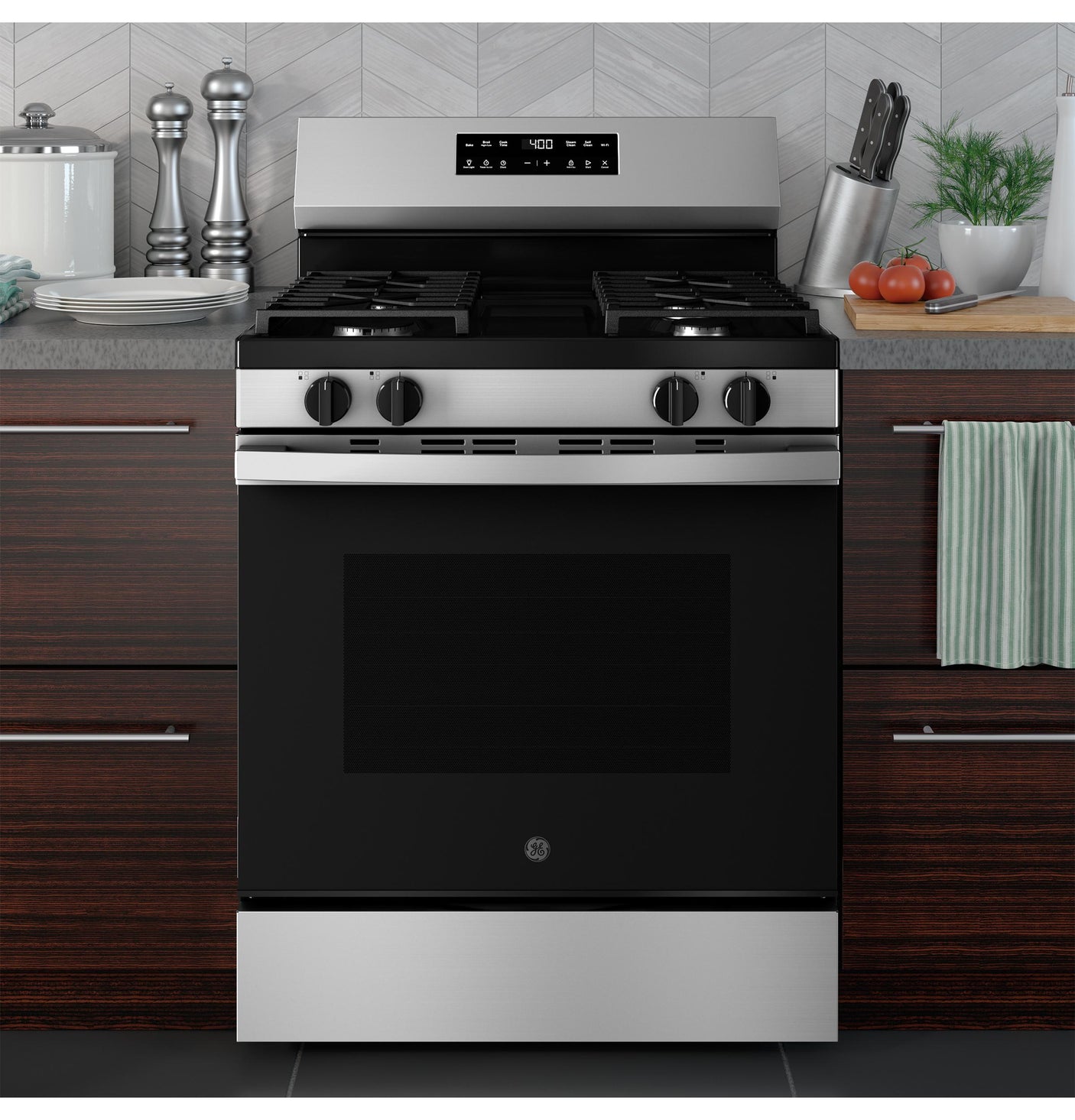 GE® 30" Free-Standing Gas Range