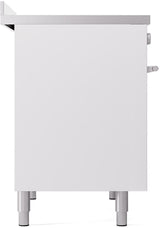 Professional Plus II 40 Inch Electric Freestanding Range in White with Trim