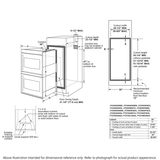 GE Profile™ 30" Smart Built-In Convection Double Wall Oven with Right-Hand Side-Swing Doors