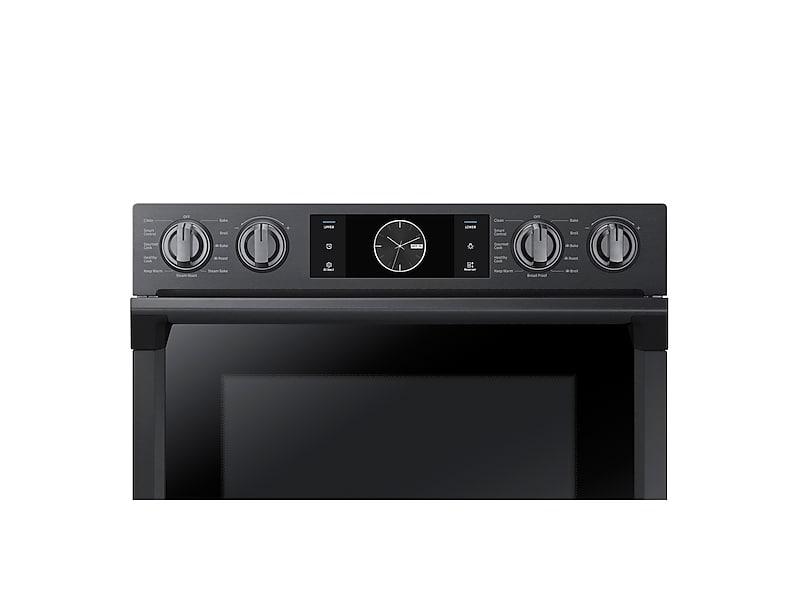 30" Smart Double Wall Oven with Flex Duo™ in Black Stainless Steel