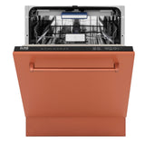 ZLINE 24" Tallac Series 3rd Rack Dishwasher with Traditional Handle, 51dBa (DWV-24) [Color: Copper]