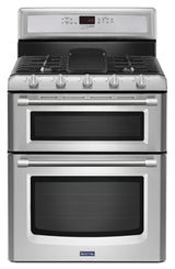 30-inch Wide Double Oven Gas Range with Convection - 6.0 cu. ft.