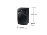 7.5 cu. ft. Smart Dial Electric Dryer with FlexDry™ and Super Speed Dry in Brushed Black