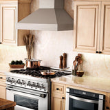 ZLINE Convertible Vent Wooden Wall Mount Range Hood in Gray (KBUU) [Size: 48 Inch]