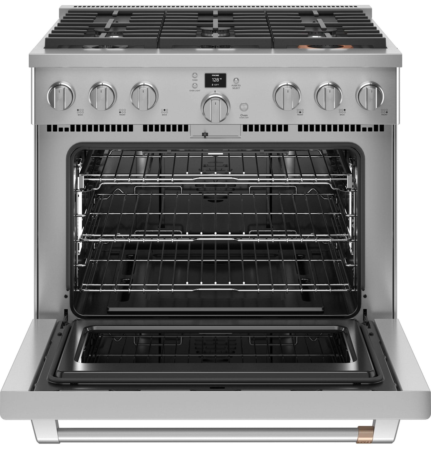 Café™ 36" Smart All-Gas Commercial-Style Range with 6 Burners (Natural Gas)