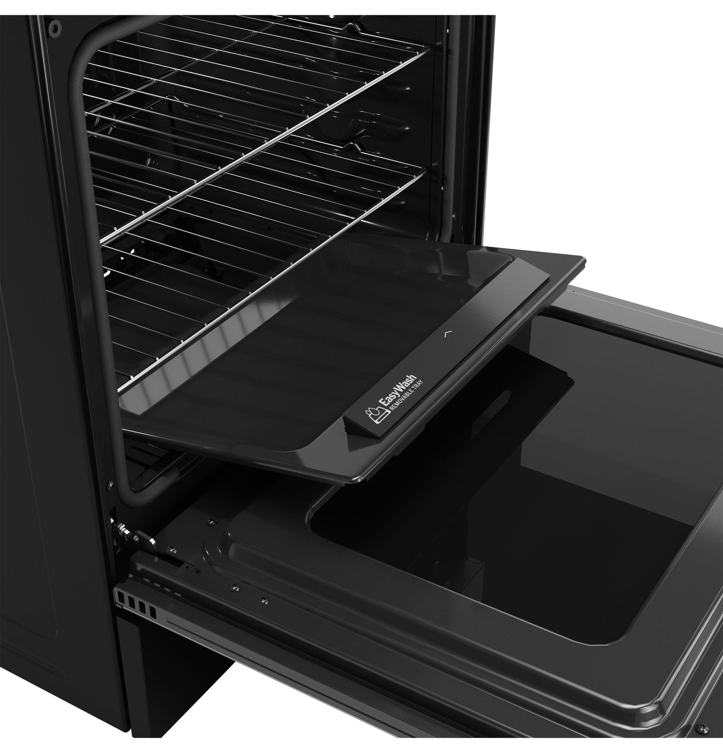 GE® 30" Free-Standing Gas Convection Range with No Preheat Air Fry and EasyWash™ Oven Tray