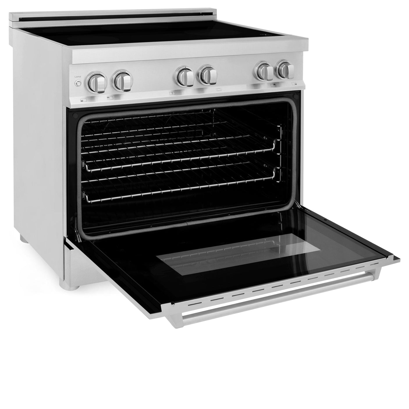 ZLINE 36" 4.6 cu. ft. Induction Range with a 4 Element Stove and Electric Oven in Stainless Steel (RAIND-36) [Color: DuraSnow®]