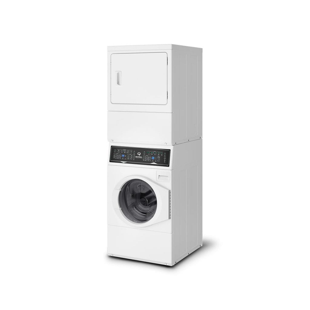 SF7 Stacked White Washer - Electric Dryer with Pet Plus  Sanitize  Fast Cycle Times  5-Year Warranty