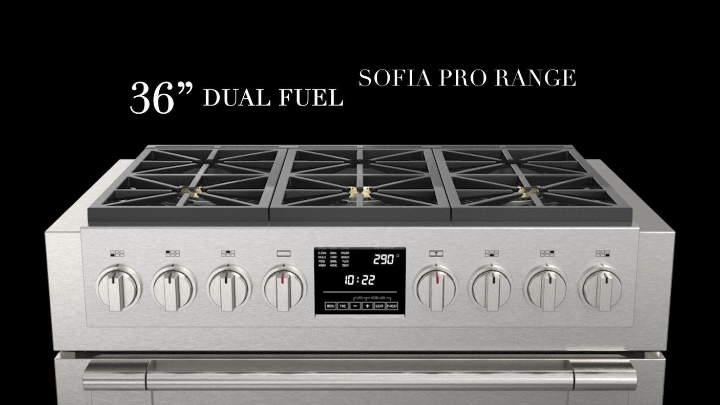 36" DUAL FUEL PRO RANGE