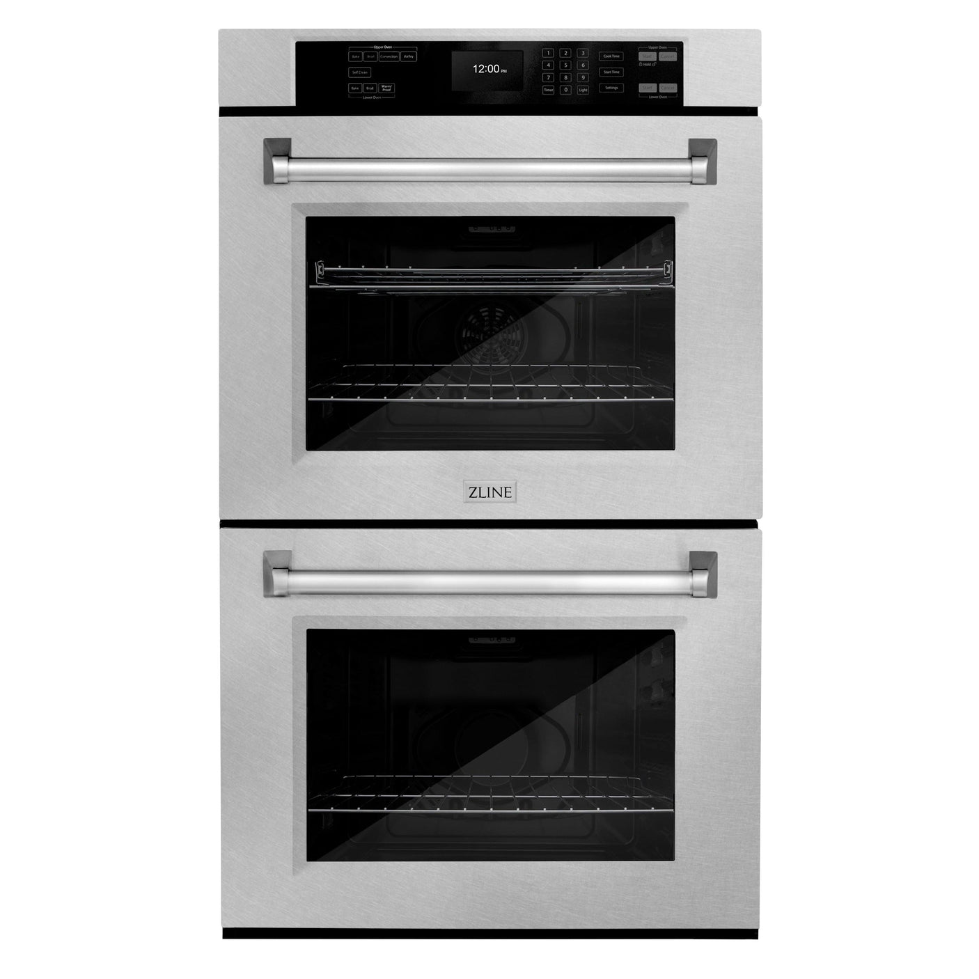 ZLINE 30 in. Professional True Convection Double Wall Oven with Air Fry and Self Clean in DuraSnow' Stainless Steel (WADS-30)