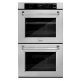 ZLINE 30 in. Professional True Convection Double Wall Oven with Air Fry and Self Clean in DuraSnow' Stainless Steel (WADS-30)