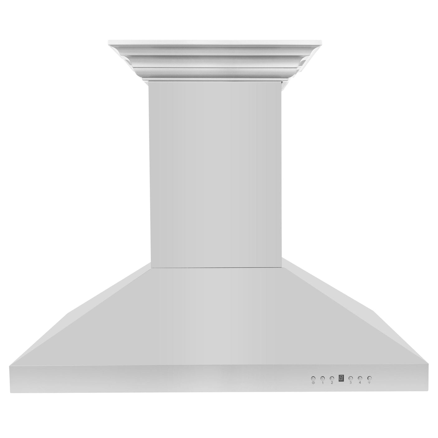 ZLINE Island Mount Range Hood in Stainless Steel with Built-in ZLINE CrownSound Bluetooth Speakers (KL3iCRN-BT)