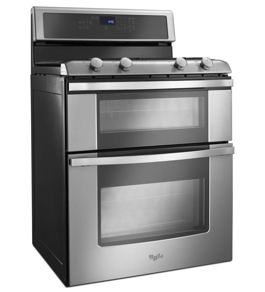 6.0 Total cu. ft. Double Oven Gas Range with AccuBake® system