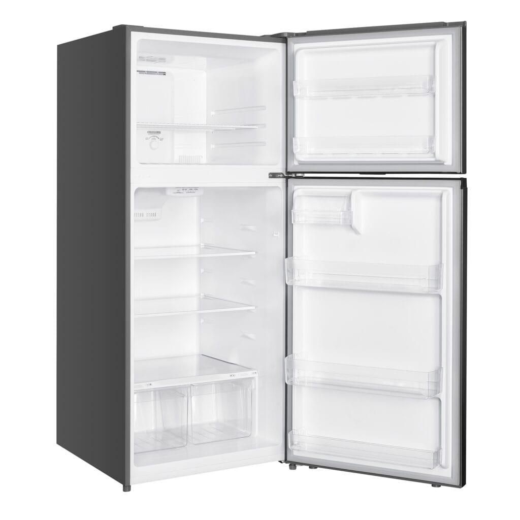 Danby 18 cu. ft. Top Mount Refrigerator in Stainless Steel Look