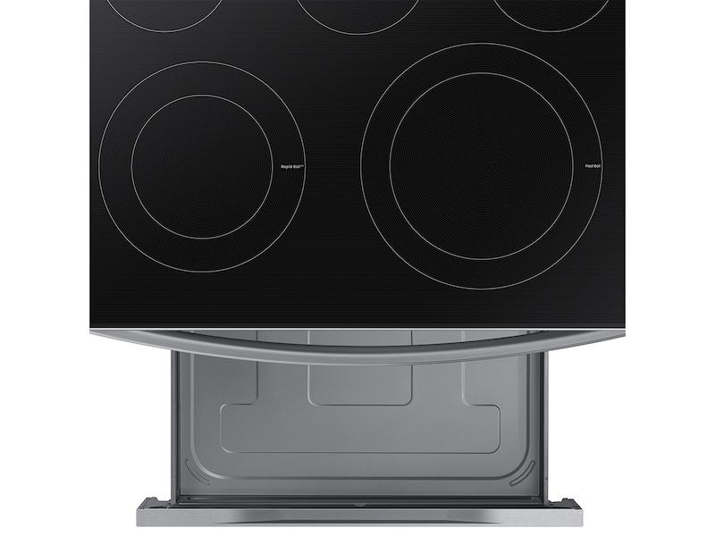 6.3 cu. ft. Smart Freestanding ENERGY STAR® Certified Electric Range with Air Fry in Stainless Steel