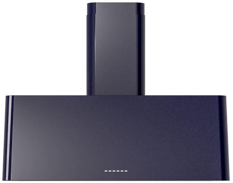 Nostalgie 36 Inch Blue Wall Mount Convertible Range Hood